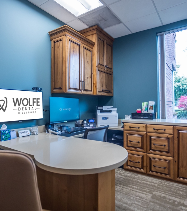 COnsultation room at Wolfe Dental Hillsboro