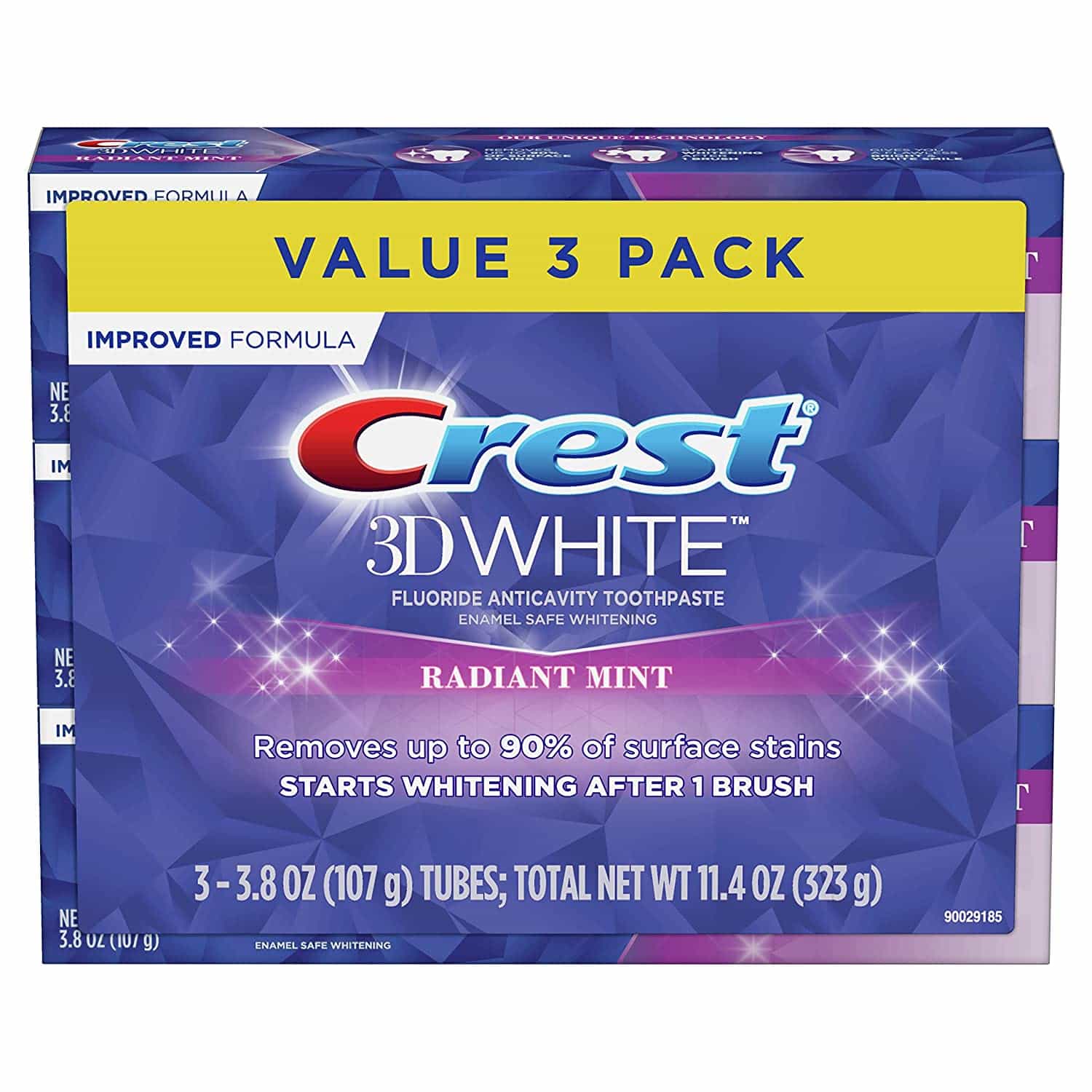 Package of Crest 3 D White
